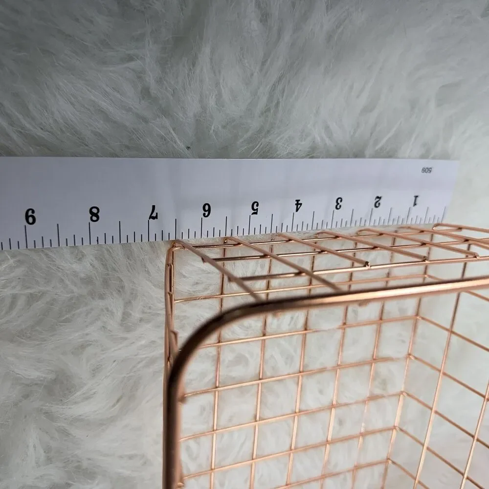 10” Bronze Metal Wire Basket